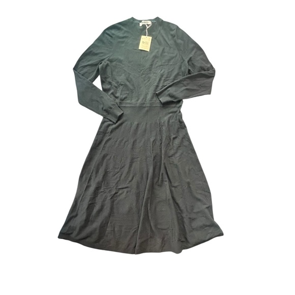 BODEN Maria Knitted Midi Dress Black NWT size 10 R - Picture 5 of 12